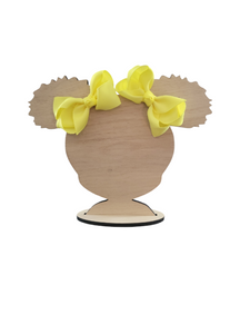 3 Inch Lemon Hair Bow