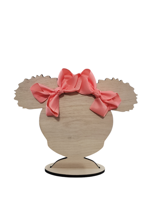 3 Inch Light Coral Hair Bow