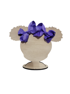 3 Inch Medium Purple Hair Bow