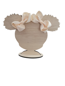 3 Inch Nude Hair Bow