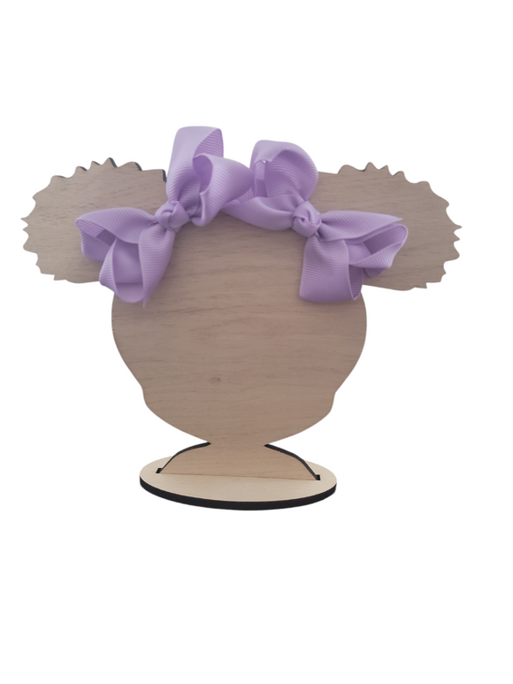 3 Inch Orchid Hair Bow