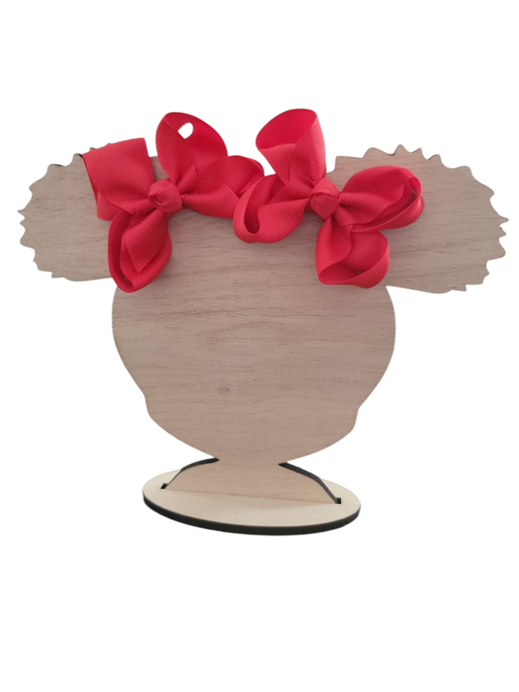 3 Inch Red Hair Bow