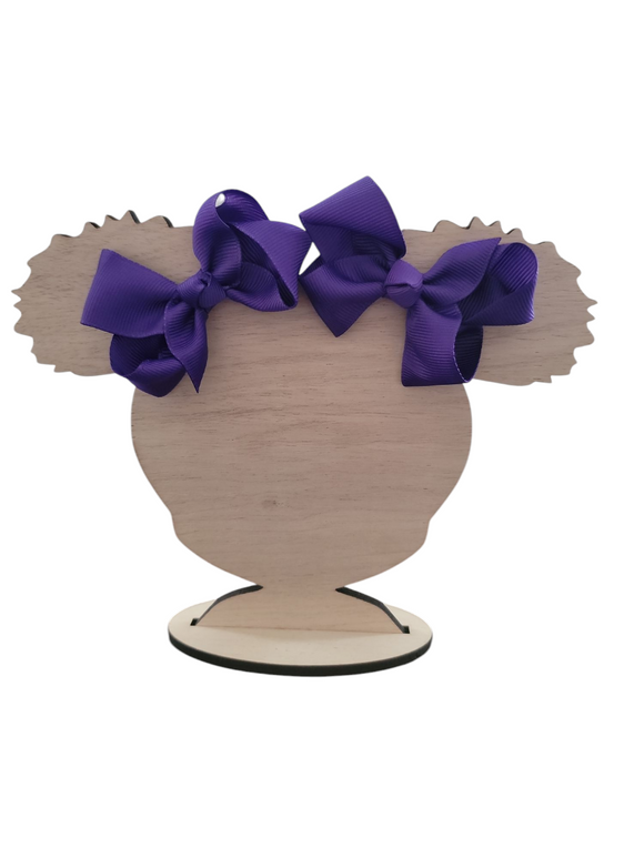 3 Inch Regal Purple Hair Bow
