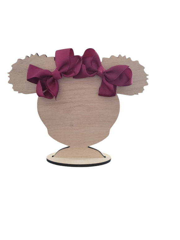 3 Inch Rose Hair Bow