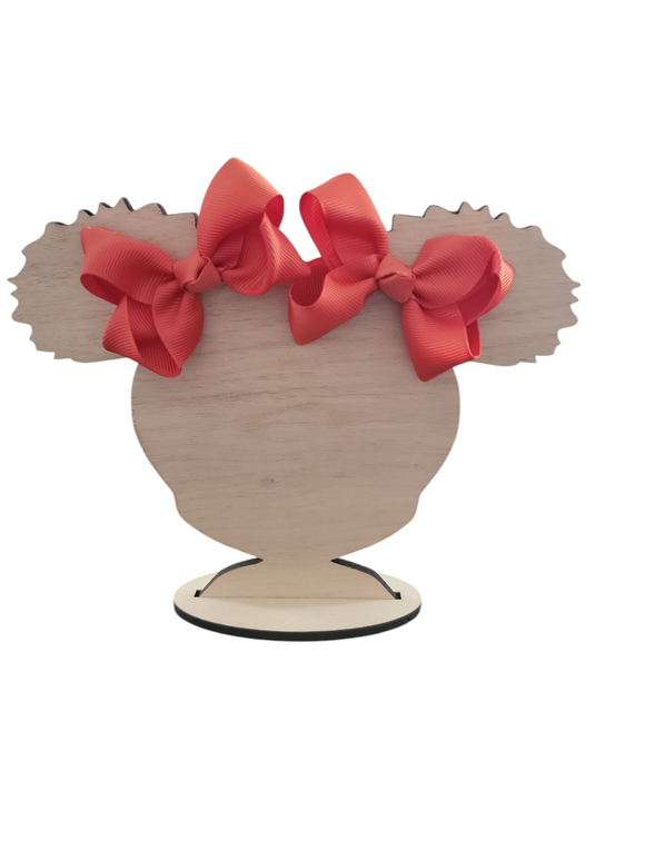 3 Inch Rusty Orange Hair Bow