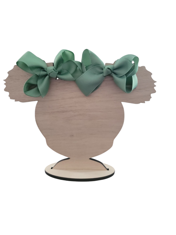 3 Inch Sage Green Hair Bow