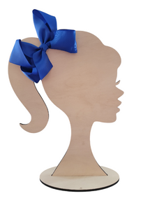 4 Inch Cobalt Hair Bow