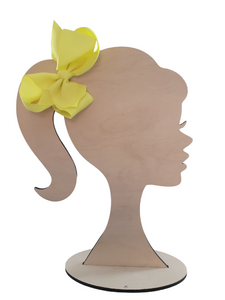 4 Inch Lemon Hair Bow