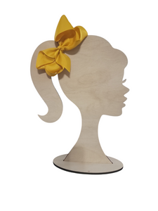 4 Inch Mustard Hair Bow