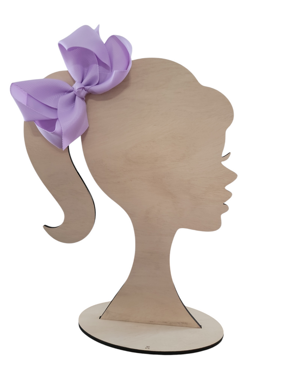 4 Inch Orchid Hair Bow