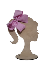 6 Inch Blush Pink Hair Bow