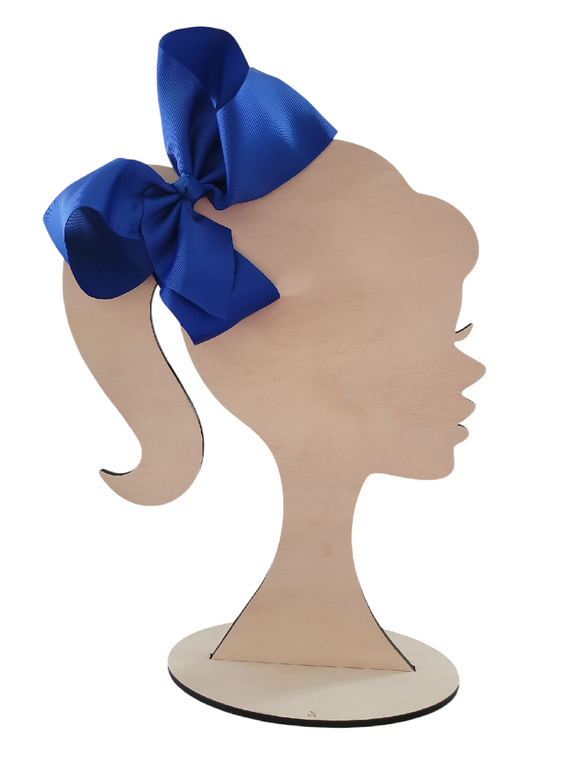 6 Inch Cobalt Hair Bow