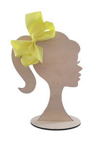 6 Inch Lemon Hair Bow