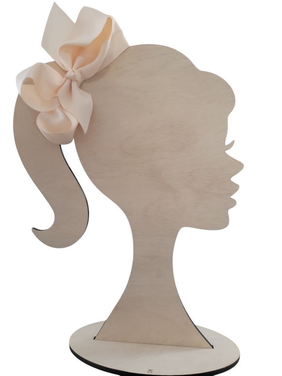 4 Inch Nude Hair Bow