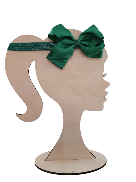 4 Inch Forest Green Headband