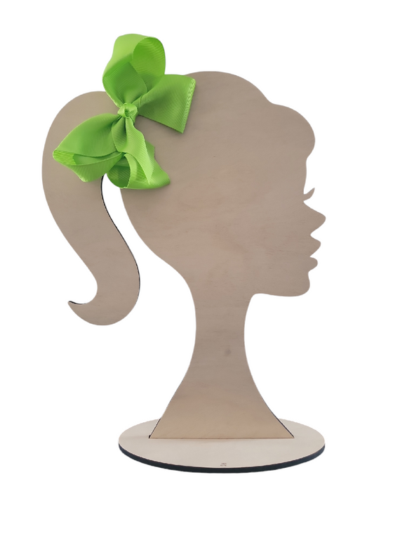 4 Inch Apple Green Hair Bow