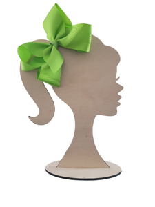 6 Inch Apple Green Hair Bow