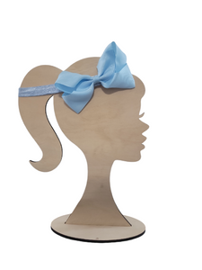 4 Inch Baby Blue Headband