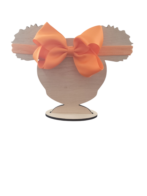 4 Inch Orange Headband