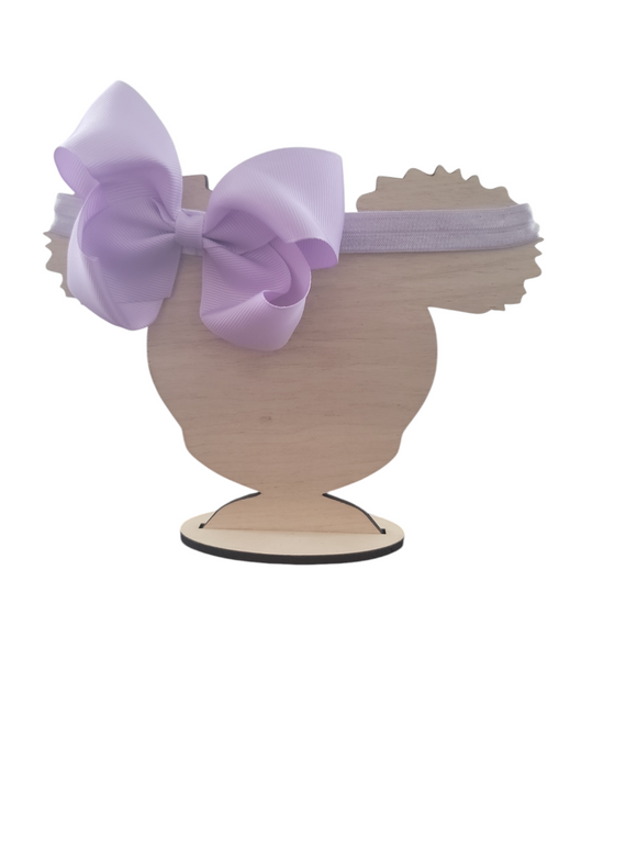 4 Inch Orchid Headband